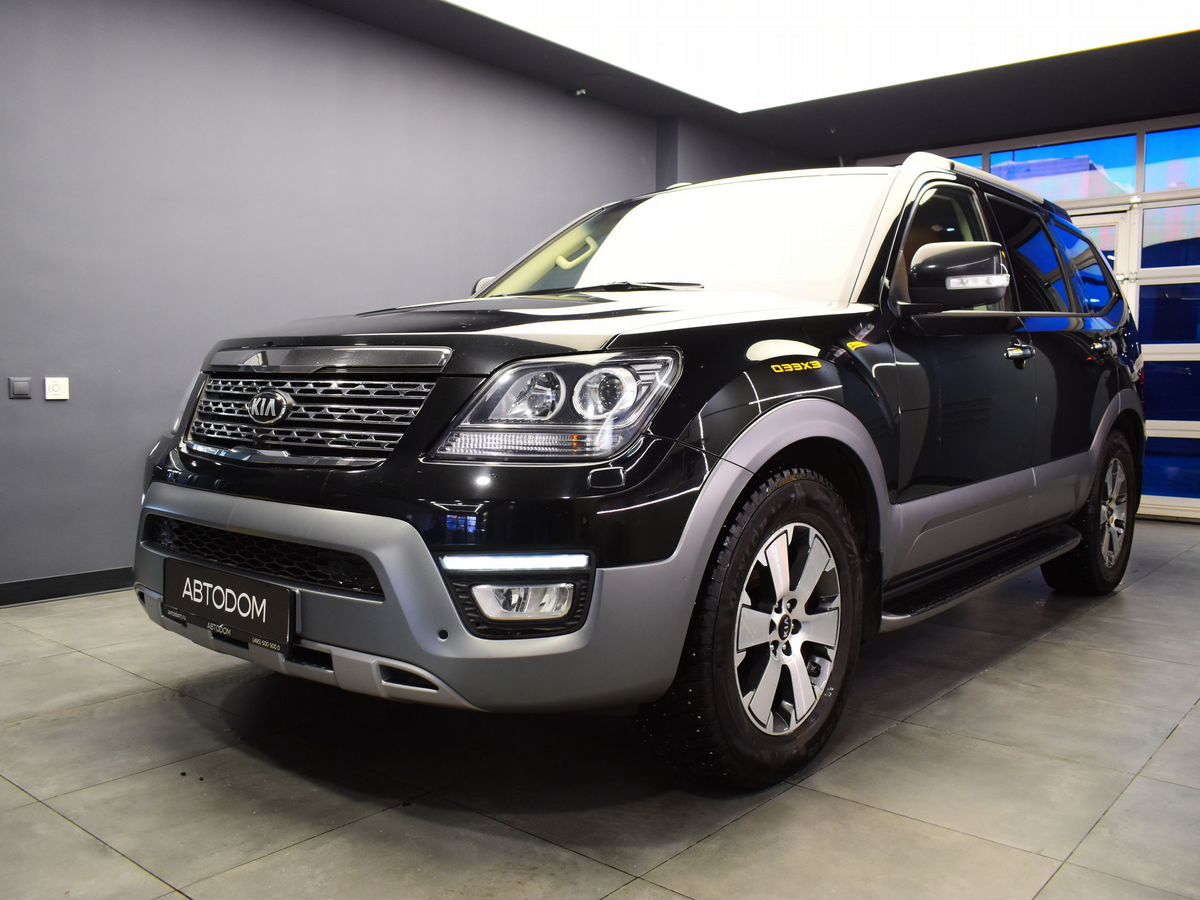 Автомобиль Kia Mohave I [рестайлинг] 3.0d AT 4WD (250 л.с.) Premium Чёрный 2019 с пробегом 38 461 км