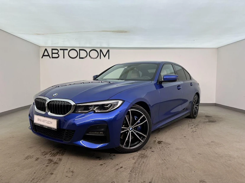 BMW 3 серии VII поколение (G20/G21/G28) 320 2.0d AT 4WD (190 л.с.) M Sport Pro Синий 2020 с пробегом 126 526 км