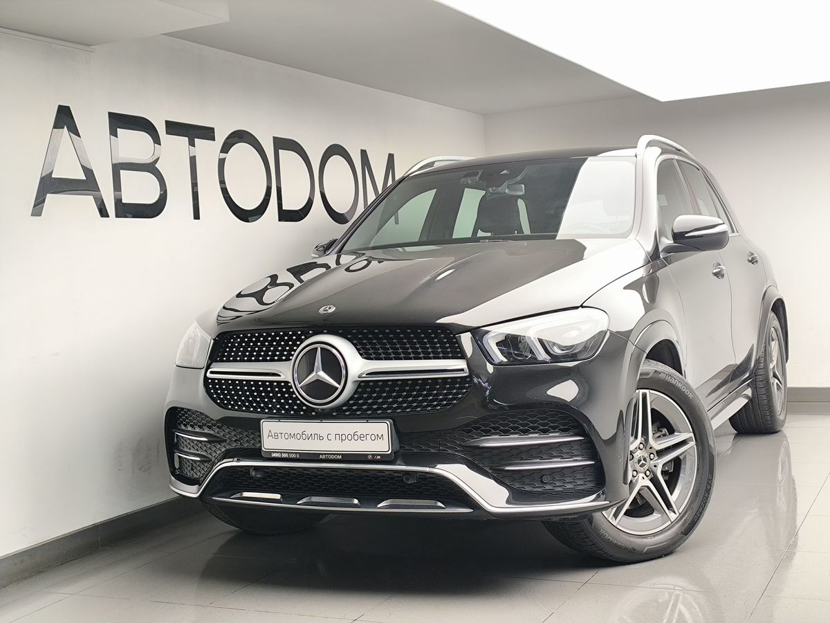 Mercedes-Benz GLE II поколение (V167) 300 2.0d AT 4Matic (245 л.с.) Sport Чёрный 2020 с пробегом 67 528 км