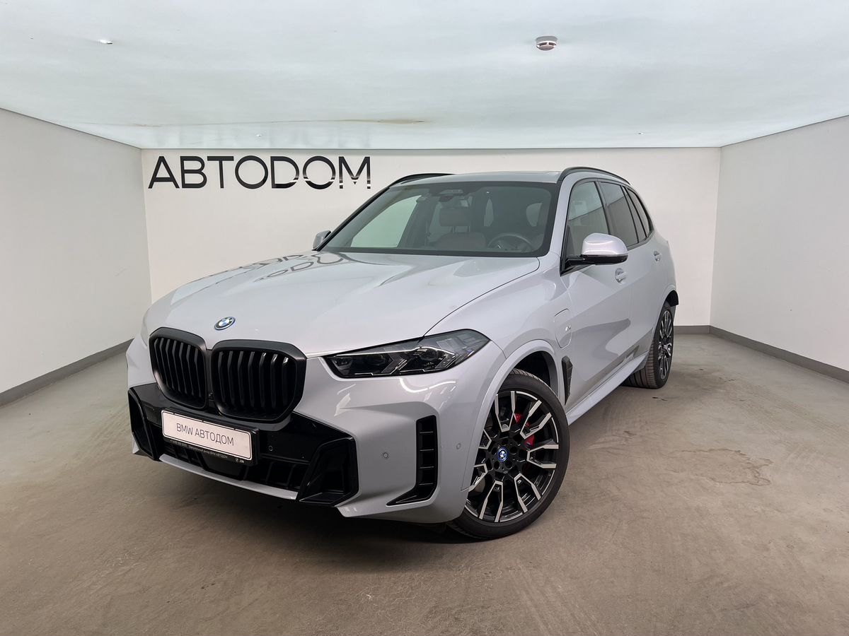 BMW X5 IV (G05) [рестайлинг] 3.0hyb AT 4WD (490 л.с.) M Sport Pro Серый 2024 с пробегом 32 561 км