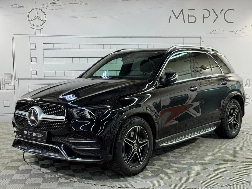 Автомобиль Mercedes-Benz GLE II поколение (V167) 450 3.0 AT 4Matic (367 л.с.) Sport Plus Чёрный 2020 с пробегом 151 125 км