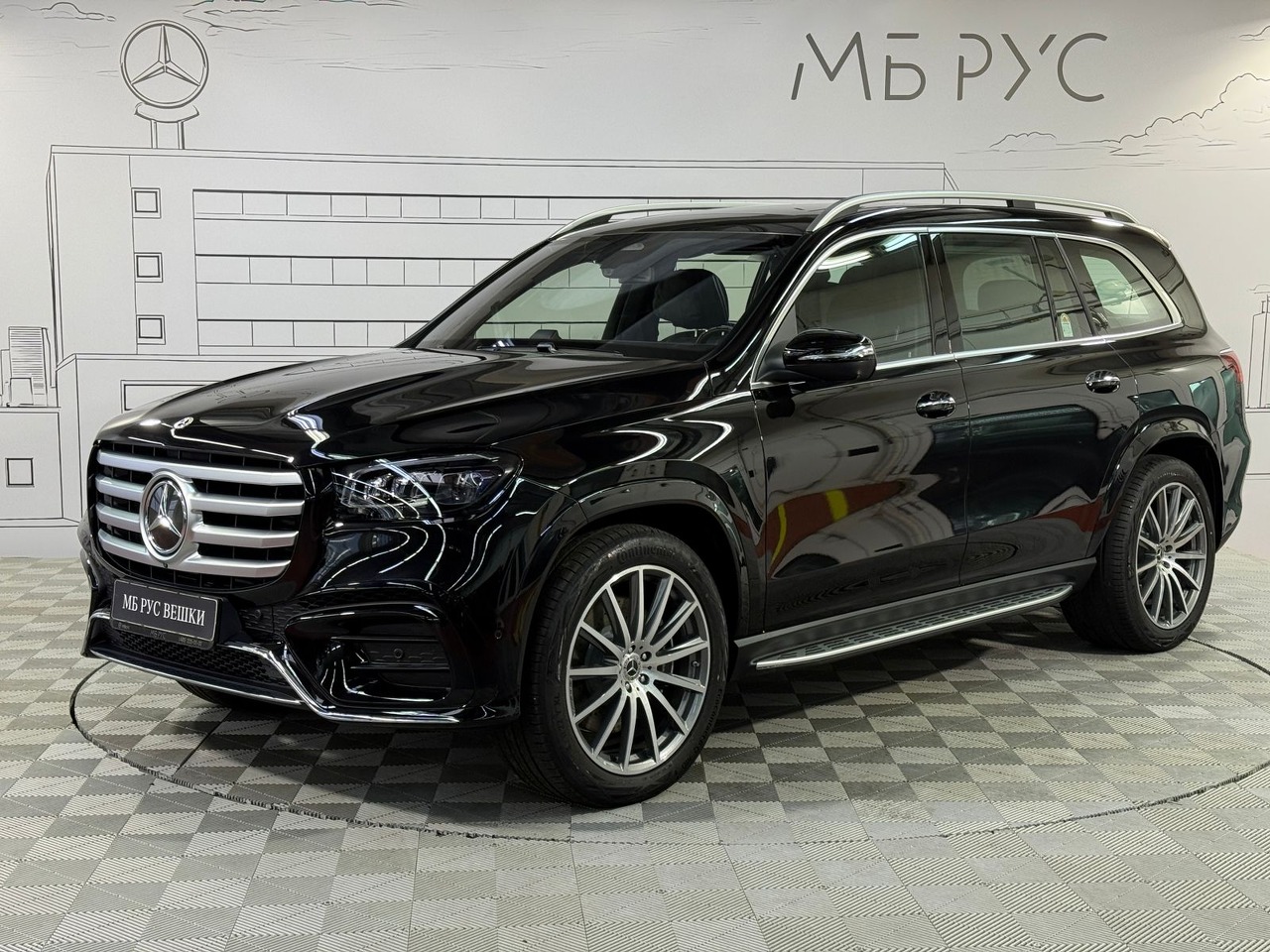 Автомобиль Mercedes-Benz GLS II (X167) [рестайлинг] 450 3.0d AT 4Matic (367 л.с.) Base Чёрный 2025 
