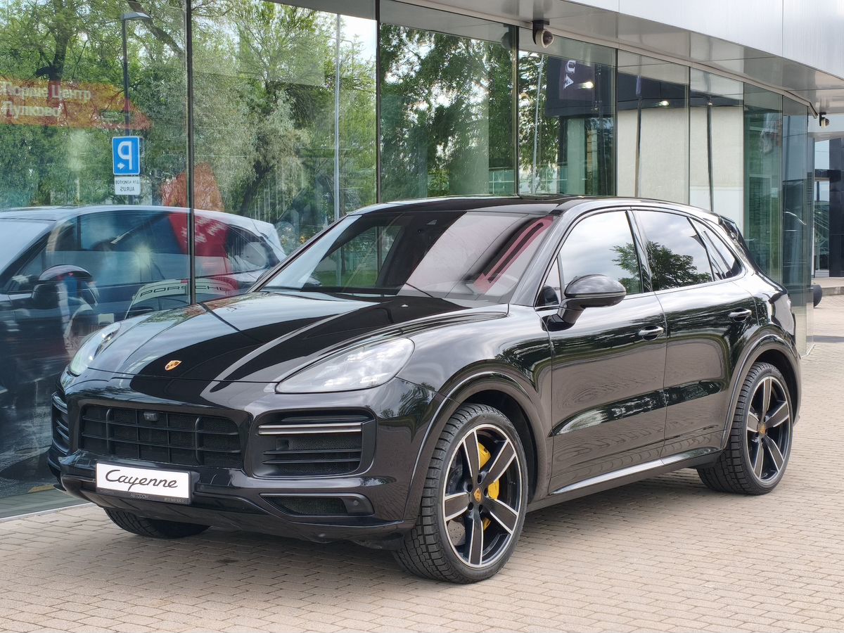 Porsche Cayenne III поколение Turbo 4.0 AT 4WD (550 л.с.) Turbo Чёрный 2019 с пробегом 79 473 км