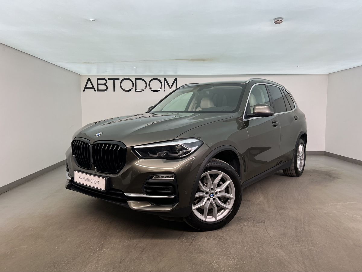 BMW X5 IV поколение (G05) 2.0d AT 4WD (231 л.с.) Business Зелёный 2021 с пробегом 58 103 км