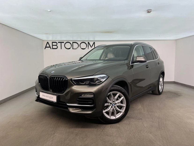 BMW X5 IV поколение (G05) 2.0d AT 4WD (231 л.с.) Business Зелёный 2021 с пробегом 58 103 км