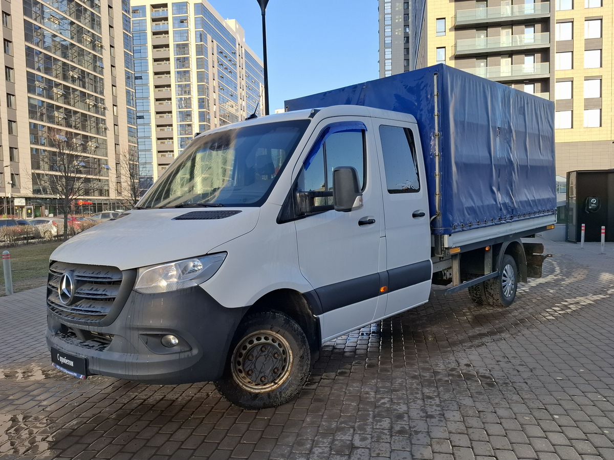 Коммерческий транспорт Mercedes-Benz Sprinter III поколение (W907/W910) 2.1d MT FWD (143 л.с.) Base Белый 2019 с пробегом 156 775 км