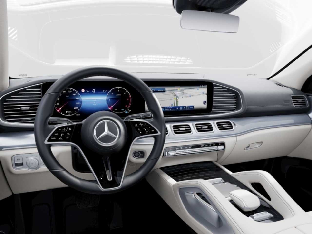 Автомобиль Mercedes-Benz GLE coupe II (C167) [рестайлинг] 300 2.0d AT 4Matic (269 л.с.) Base Синий 2025 