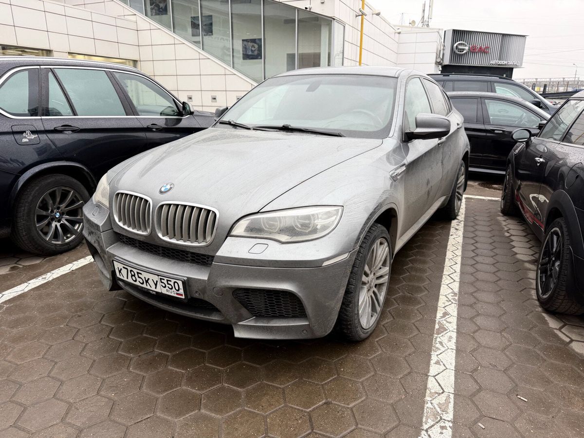 Автомобиль BMW X6 M I (E71/E72) [рестайлинг] 4.4 AT 4WD (555 л.с.) Base Серый 2013 с пробегом 232 602 км