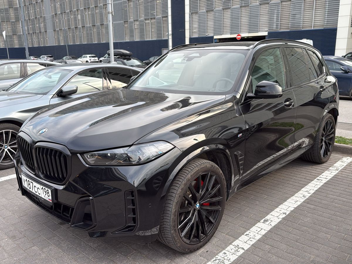 BMW X5 IV (G05) [рестайлинг] 3.0d AT 4WD (286 л.с.) M Sport Pro Чёрный 2024 с пробегом 22 713 км