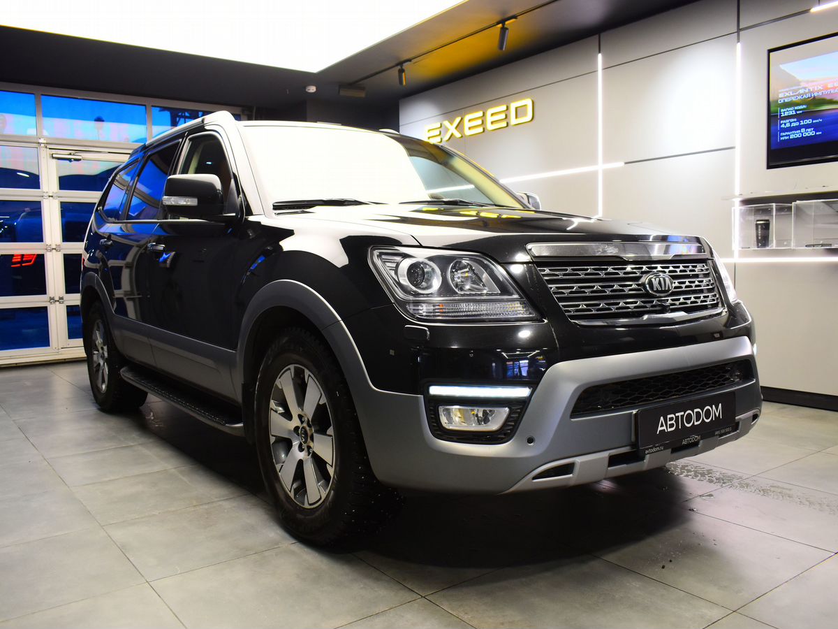 Автомобиль Kia Mohave I [рестайлинг] 3.0d AT 4WD (250 л.с.) Premium Чёрный 2019 с пробегом 38 461 км