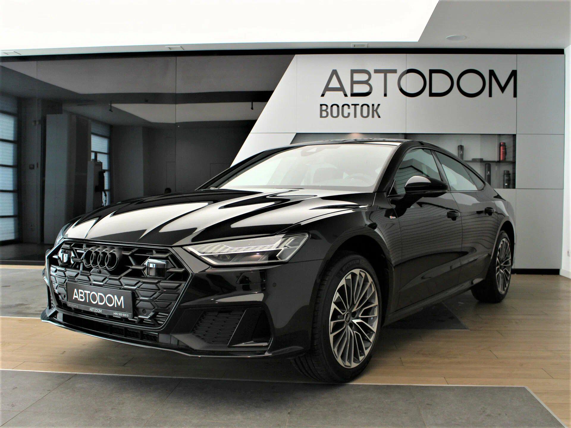 Автомобиль Audi A7 II поколение (4K) 2.0 AMT 4WD (245 л.с.) Advance Чёрный 2025 