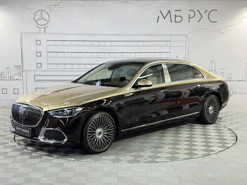 Автомобиль Mercedes-Benz Maybach S-Класс II поколение (Z223) 580 4.0 AT 4Matic (503 л.с.) Base Чёрный 2025