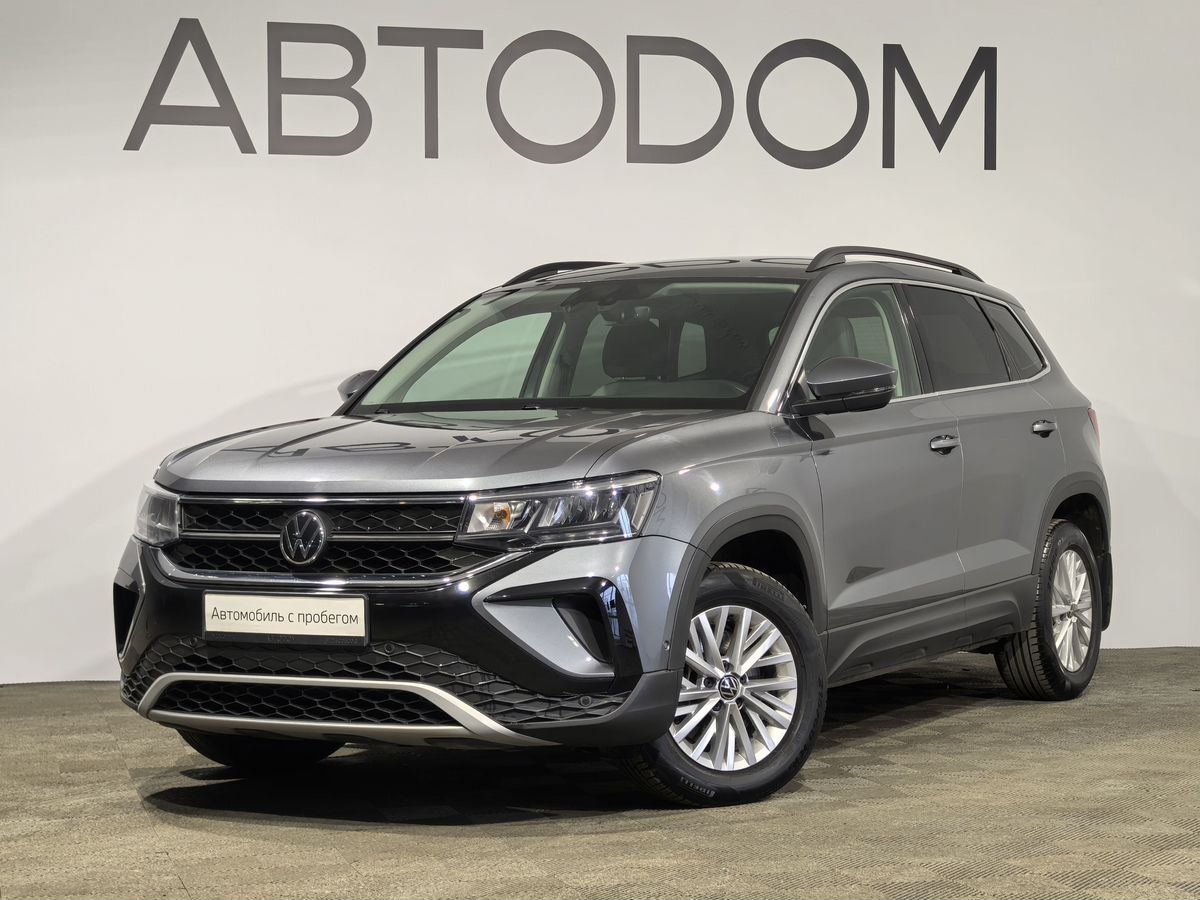 Автомобиль Volkswagen Taos I поколение 1.4 AMT 4WD (150 л.с.) Status Серый 2021 с пробегом 34 270 км