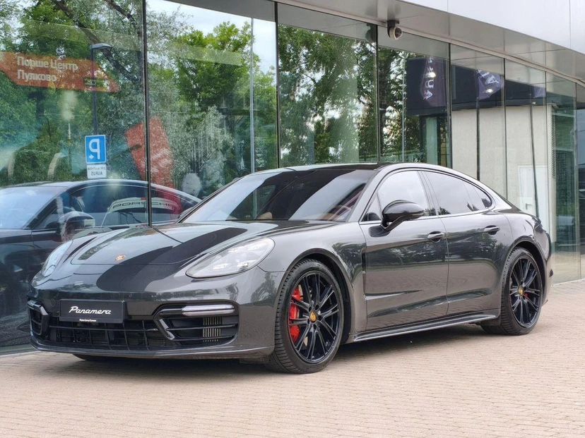 Porsche Panamera II поколение Turbo 4.0 AMT 4WD (550 л.с.) Turbo Серый 2018 с пробегом 68 686 км
