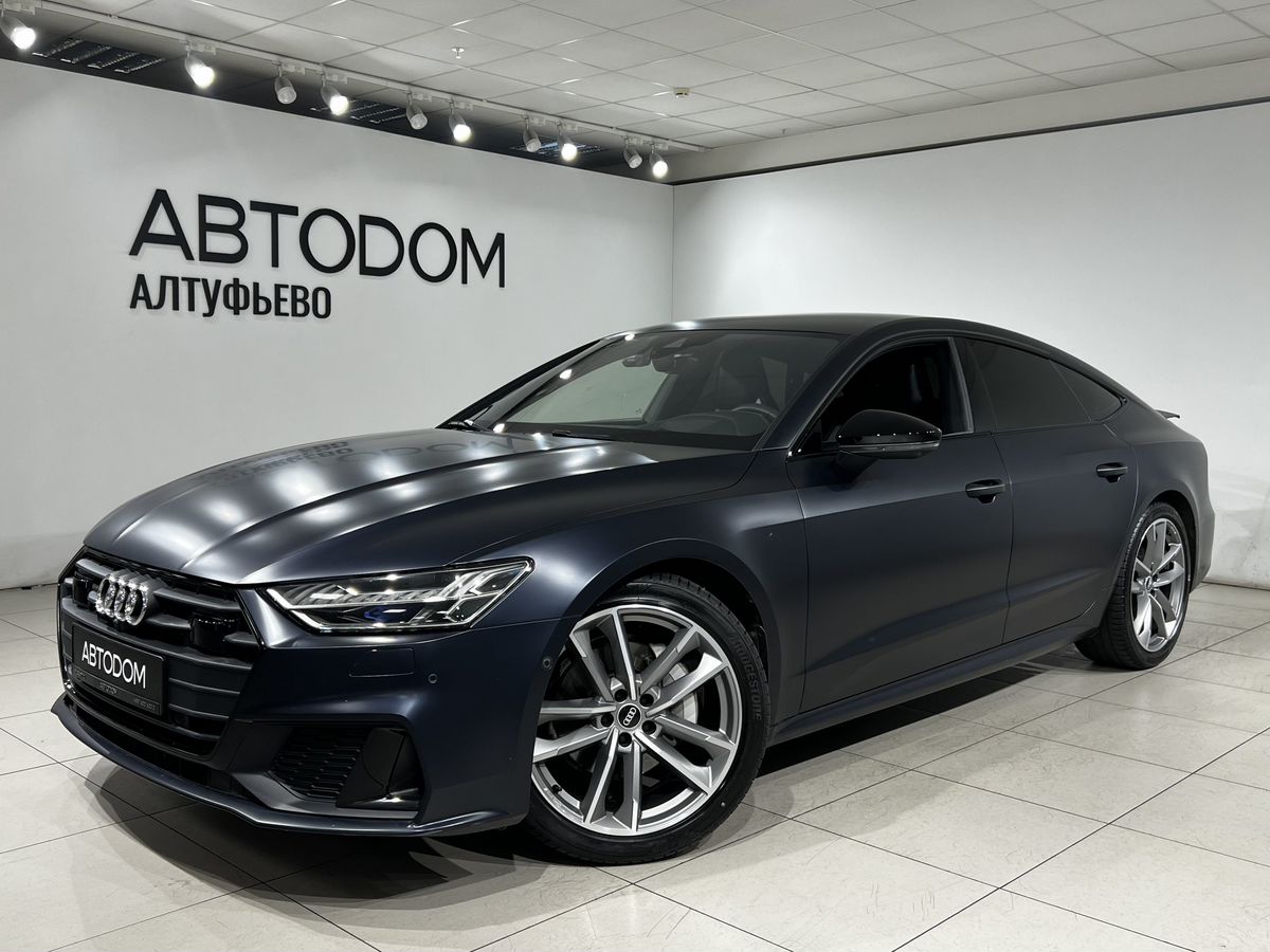 Audi A7 II поколение (4K) 2.0 AMT 4WD (245 л.с.) Design Чёрный 2021 с пробегом 25 068 км