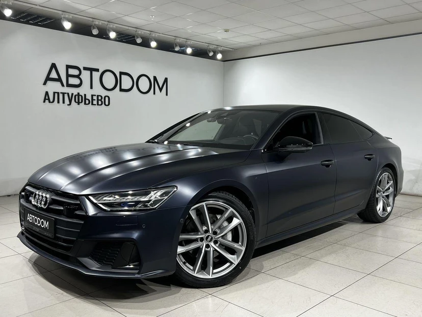 Audi A7 II поколение (4K) 2.0 AMT 4WD (245 л.с.) Design Чёрный 2021 с пробегом 25 068 км