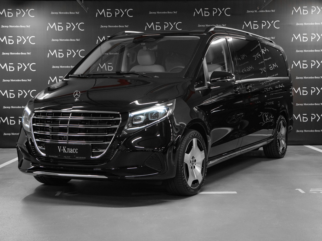 Mercedes-Benz V-Класс II (W447) [2-й рестайлинг] 2.0d AT 4Matic Extra Long (237 л.с.) Exclusive Чёрный 2026 