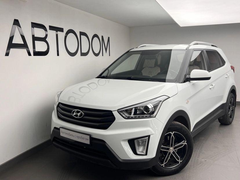Автомобиль Hyundai Creta I поколение 2.0 AT 4WD (150 л.с.) Comfort Plus + Advanced Белый 2017 с пробегом 139 618 км