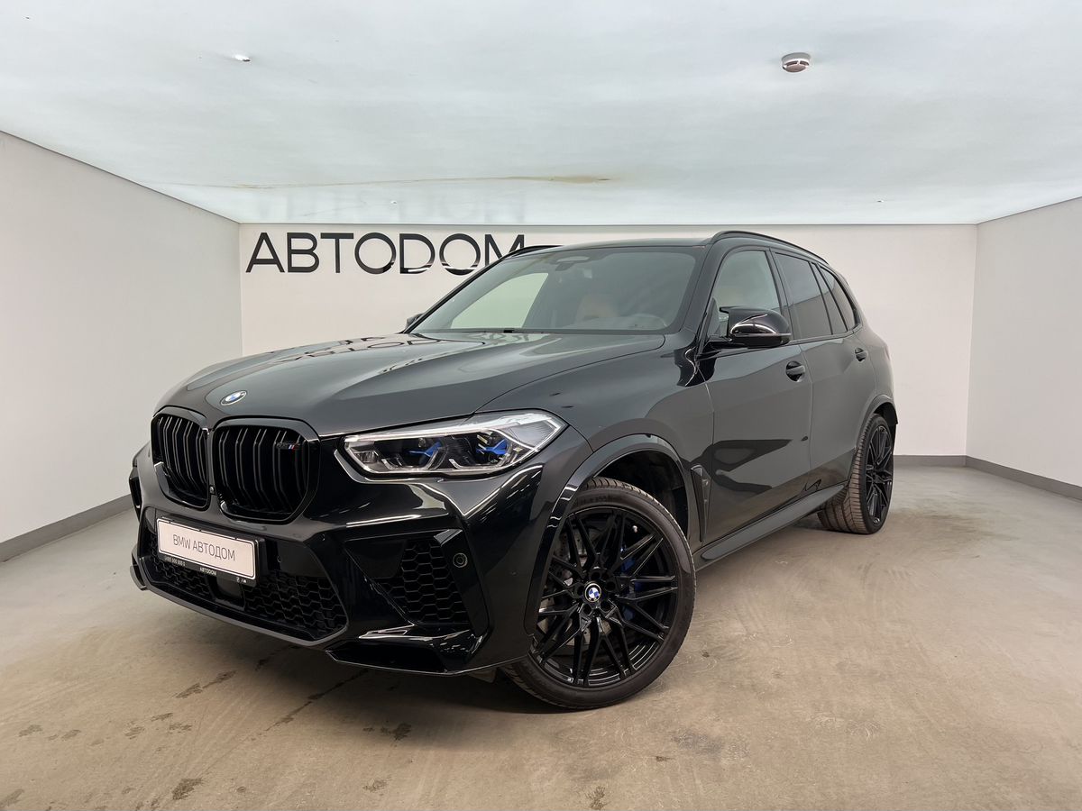 Автомобиль BMW X5 M III поколение (F95) 4.4 AT 4WD (625 л.с.) M Special Чёрный 2021 с пробегом 31 218 км