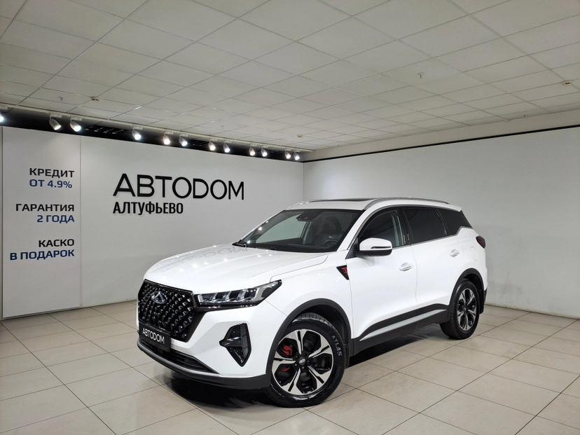 Автомобиль CHERY Tiggo 7 Pro Max I поколение 1.6 AMT 4WD (150 л.с.) Ultimate Белый 2023 с пробегом 37 927 км