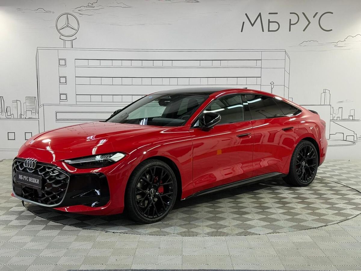 Автомобиль Audi A5 III поколение (B10) 2.0 AMT 4WD (204 л.с.) Exclusive Красный 2025 с пробегом 50 км
