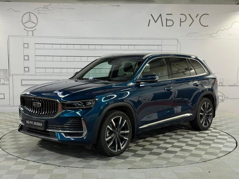 Автомобиль Geely Monjaro I поколение 2.0 AT 4WD (238 л.с.) Exclusive Синий 2023 с пробегом 24 172 км