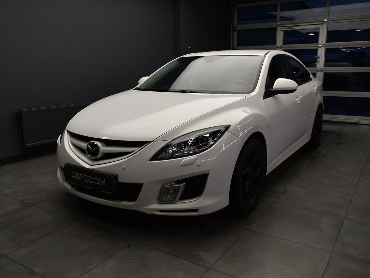 Автомобиль Mazda 6 II поколение (GH) 2.5 MT (170 л.с.) Sport Белый 2008 с пробегом 243 991 км