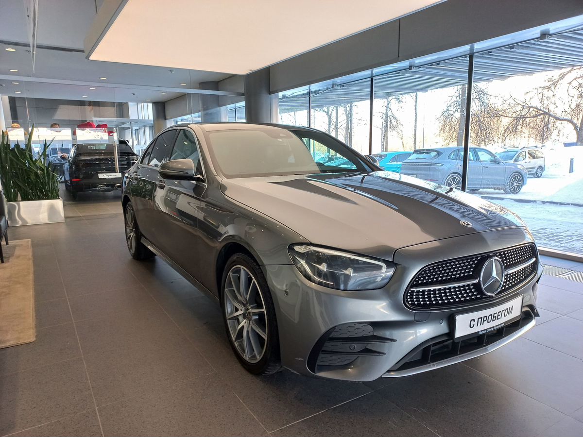 Автомобиль Mercedes-Benz E-Класс V (W213/S213/C238) [рестайлинг] 200 2.0 AT 4Matic (197 л.с.) Sport Серый 2021 с пробегом 97 818 км