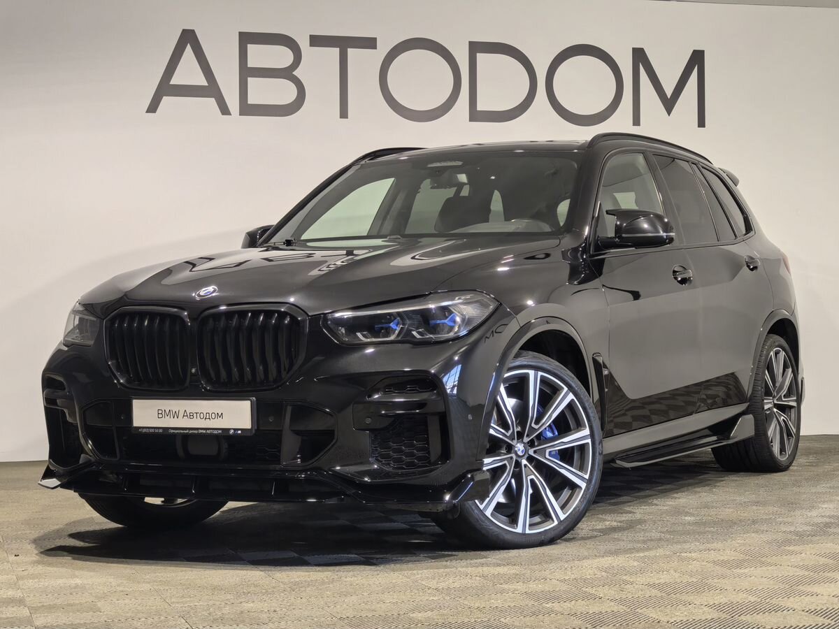 BMW X5 IV поколение (G05) 3.0d AT 4WD (340 л.с.) M Sport Pro Чёрный 2022 с пробегом 86 896 км