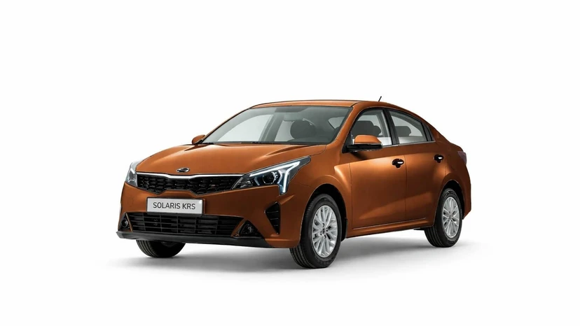Автомобиль Solaris KRS I поколение 1.6 AT (123 л.с.) Prestige Коричневый 2025