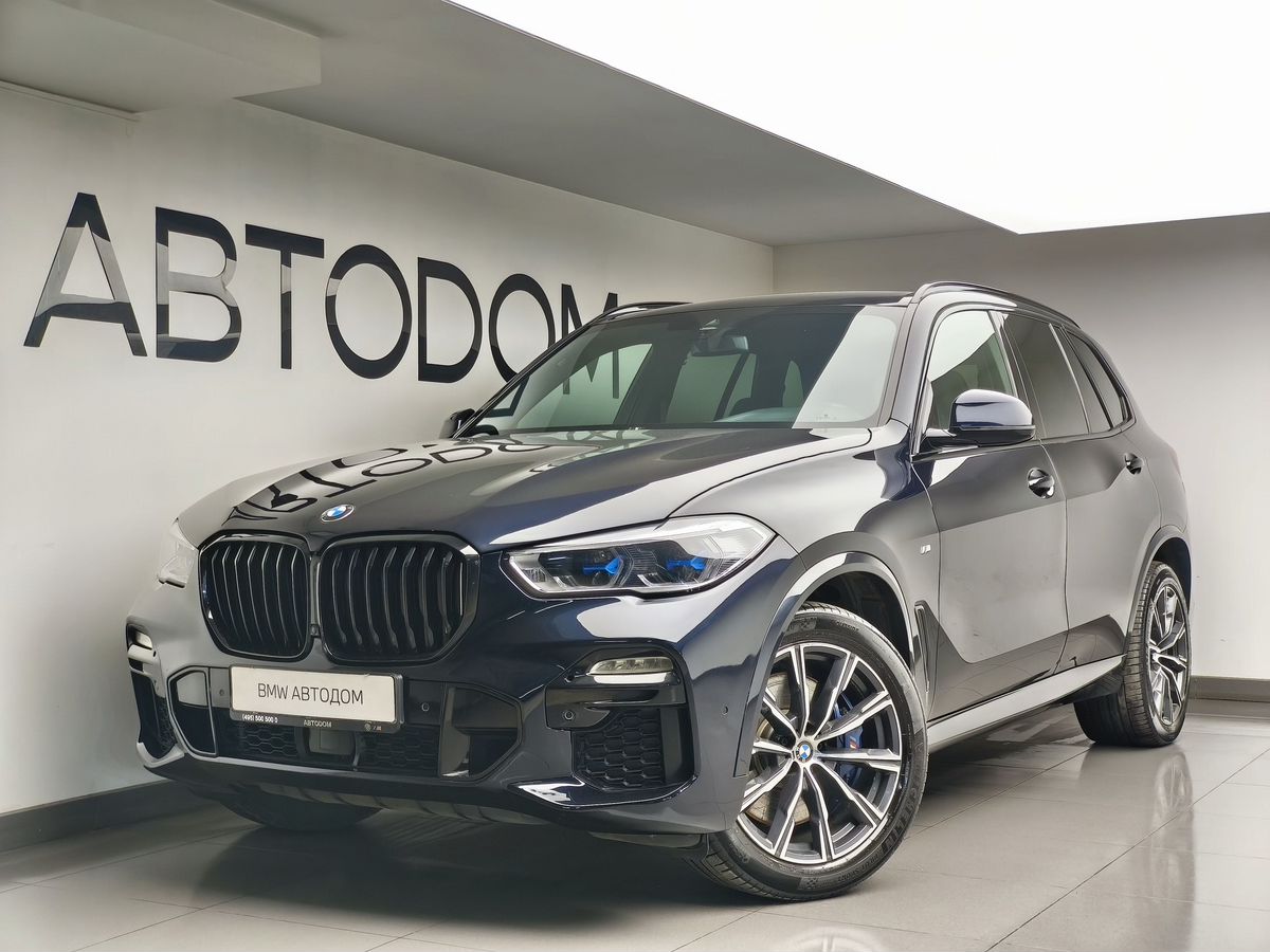 Автомобиль BMW X5 IV поколение (G05) 3.0d AT 4WD (340 л.с.) M Sport Pro Чёрный 2020 с пробегом 96 702 км