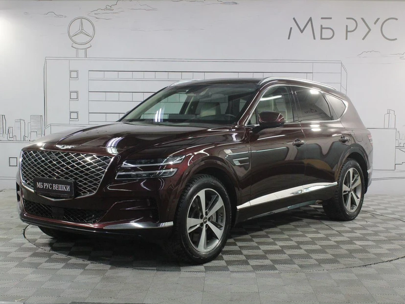 Автомобиль Genesis GV80 I поколение 3.0d AT 4WD (249 л.с.) Premium + Comfort Красный 2021 с пробегом 40 826 км
