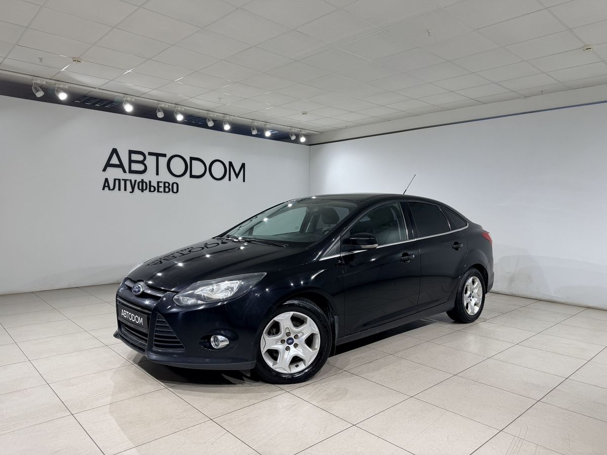 Ford Focus III поколение 1.6 AMT (125 л.с.) Trend Чёрный 2012 с пробегом 239 500 км