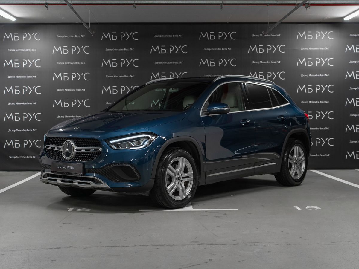 Mercedes-Benz GLA II поколение (H247) 200 1.3 AMT (150 л.с.) Progressive Синий 2022 с пробегом 43 462 км