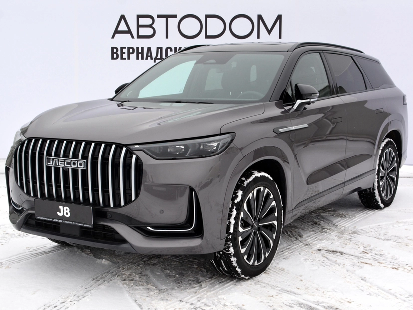 Автомобиль Jaecoo J8 I поколение 2.0 AMT 4WD (249 л.с.) Supreme BR Серый 2024