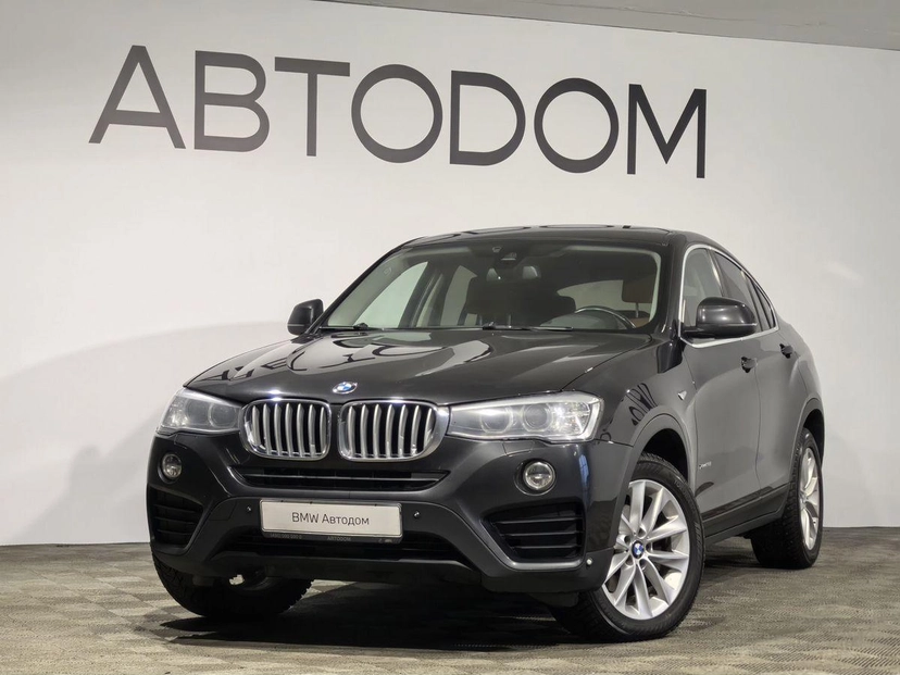 Автомобиль BMW X4 I поколение (F26) 2.0 AT 4WD (245 л.с.) Exclusive Локальная сборка Чёрный 2017 с пробегом 182 148 км