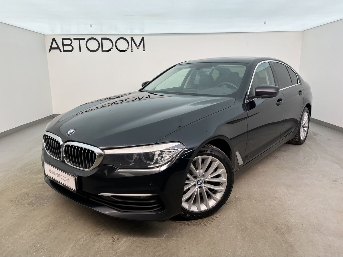 Автомобиль BMW 5 серии VII поколение (G30/G31) 520 2.0d AT (190 л.с.) Business Чёрный 2020 с пробегом 216 039 км