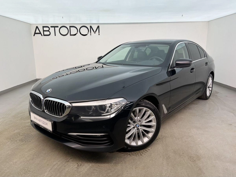 Автомобиль BMW 5 серии VII поколение (G30/G31) 520 2.0d AT (190 л.с.) Business Чёрный 2020 с пробегом 216 039 км