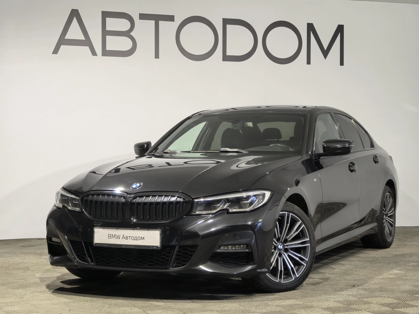 Автомобиль BMW 3 серии VII поколение (G20/G21/G28) 320 2.0 AT 4WD (184 л.с.) M Sport Чёрный 2020 с пробегом 65 346 км