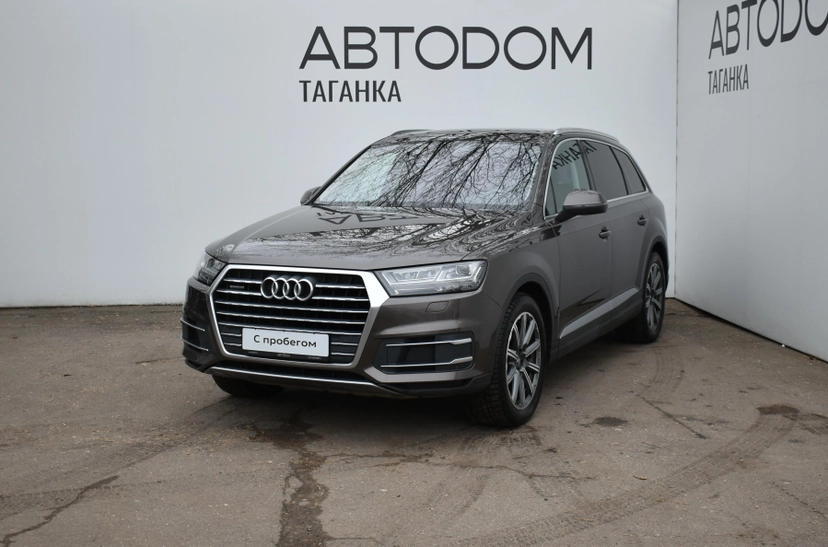 Автомобиль Audi Q7 II поколение (4M) 3.0d AT 4WD (249 л.с.) Advance Коричневый 2019 с пробегом 119 722 км