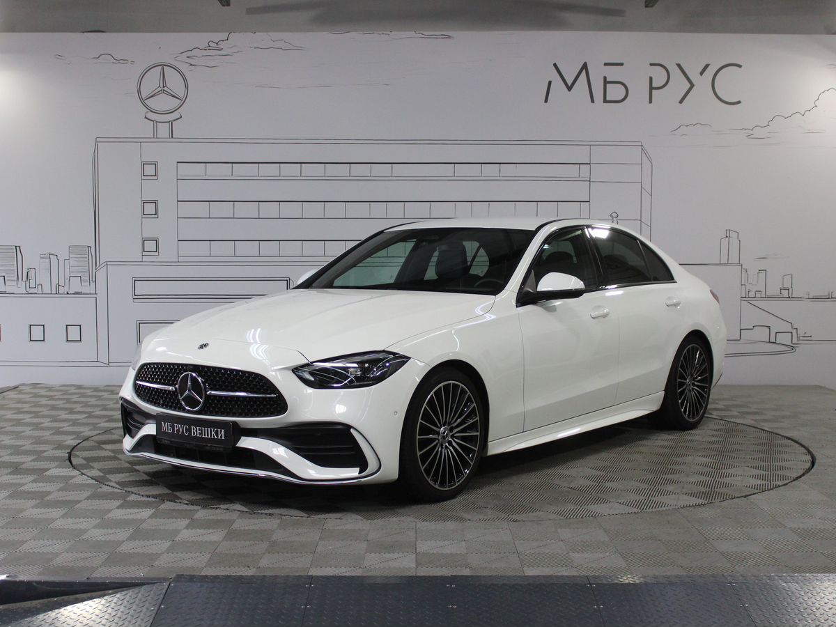 Mercedes-Benz C-Класс V поколение (W206/S206/C206) 180 1.5 AT (150 л.с.) Sport Белый 2021 с пробегом 37 657 км