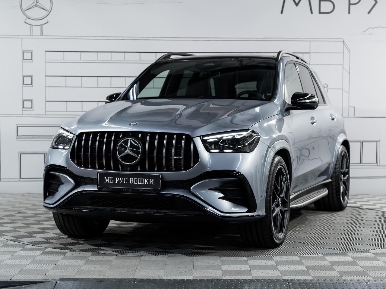Автомобиль Mercedes-Benz GLE coupe AMG II (C167) [рестайлинг] 53 AMG 3.0 AT 4Matic (435 л.с.) GLE 53 4MATIC+ Серый 2025 