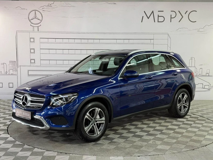 Mercedes-Benz GLC I поколение (X253) 220 2.1d AT 4Matic (170 л.с.) Premium Синий 2018 с пробегом 75 312 км