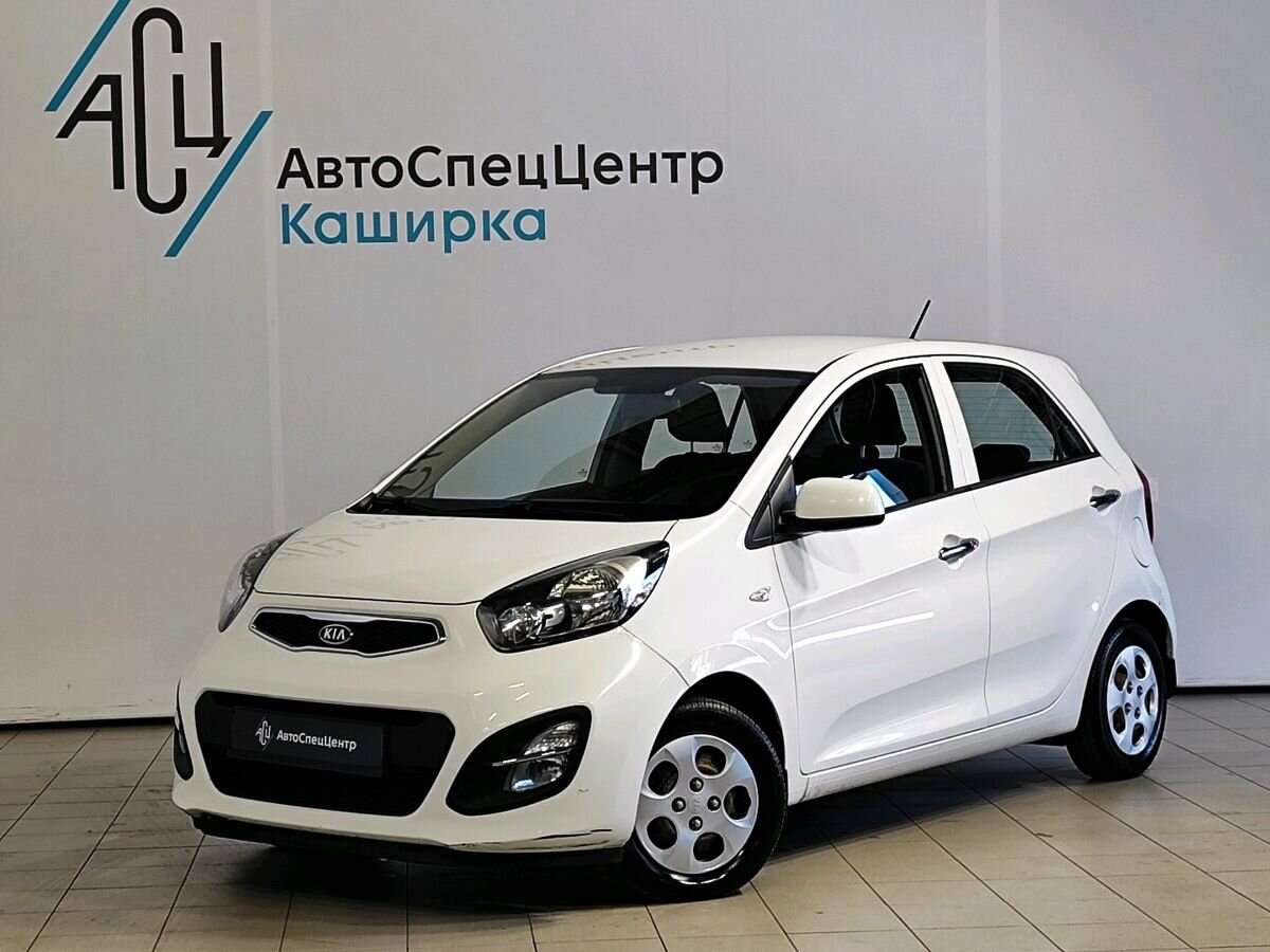 Автомобиль Kia Picanto II поколение 1.2 AT (85 л.с.) Comfort Белый 2011 с пробегом 93 000 км