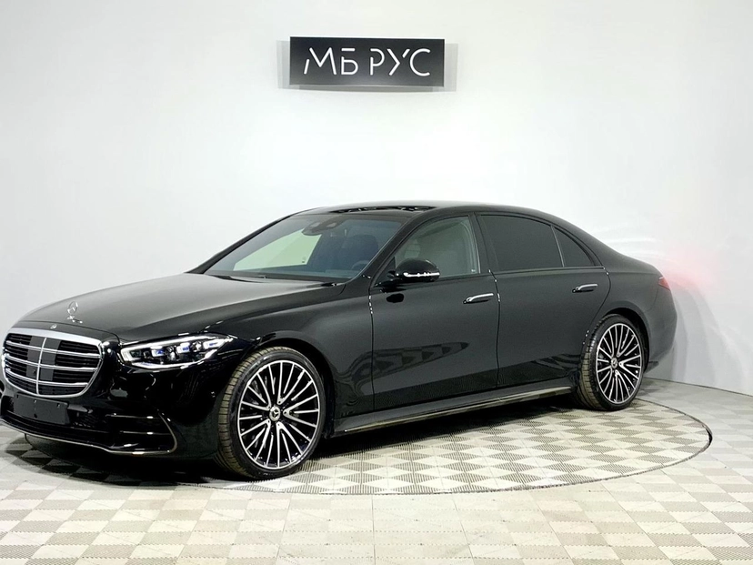 Автомобиль Mercedes-Benz S-Класс VII поколение (W223) 3.0 AT 4Matic (449 л.с.) Base Чёрный 2024