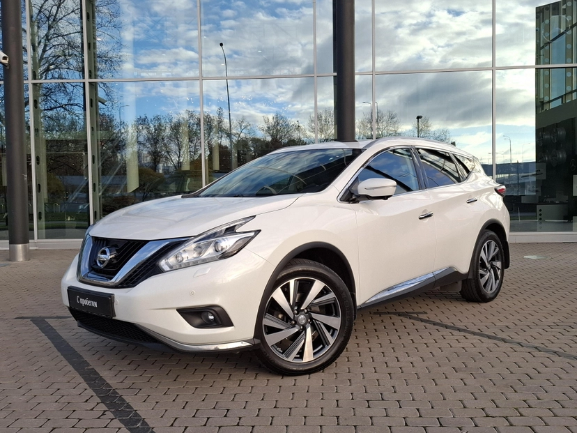 Автомобиль Nissan Murano III поколение (Z52) 3.5 CVT (249 л.с.) Top Белый 2020 с пробегом 122 373 км