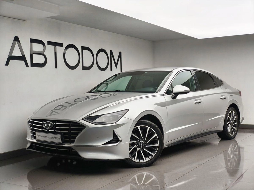 Автомобиль Hyundai Sonata VIII поколение (DN) 2.5 AT (180 л.с.) Business Серый 2021 с пробегом 147 469 км