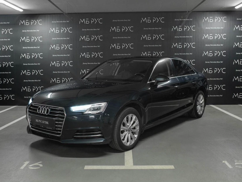 Автомобиль Audi A4 V поколение (B9) 1.4 AMT (150 л.с.) Basis Чёрный 2015 с пробегом 163 000 км