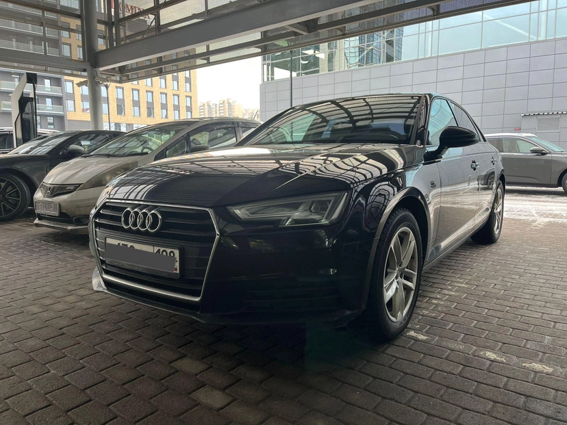 Автомобиль Audi A4 V поколение (B9) 1.4 AMT (150 л.с.) Advance Чёрный 2019 с пробегом 73 600 км