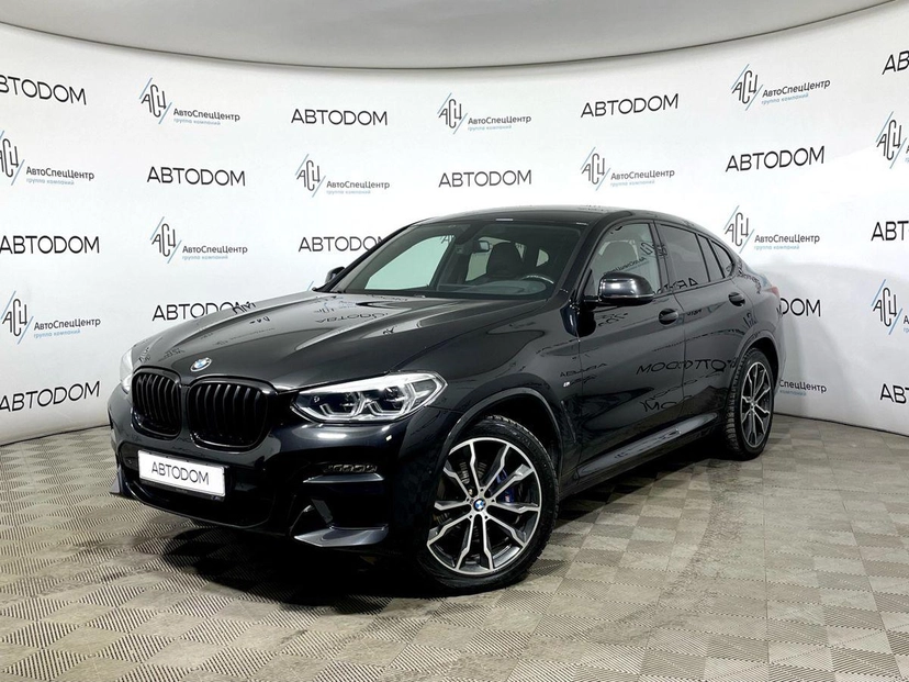 Автомобиль BMW X4 II поколение (G02) 3.0d AT 4WD (249 л.с.) M Sport Чёрный 2019 с пробегом 50 277 км